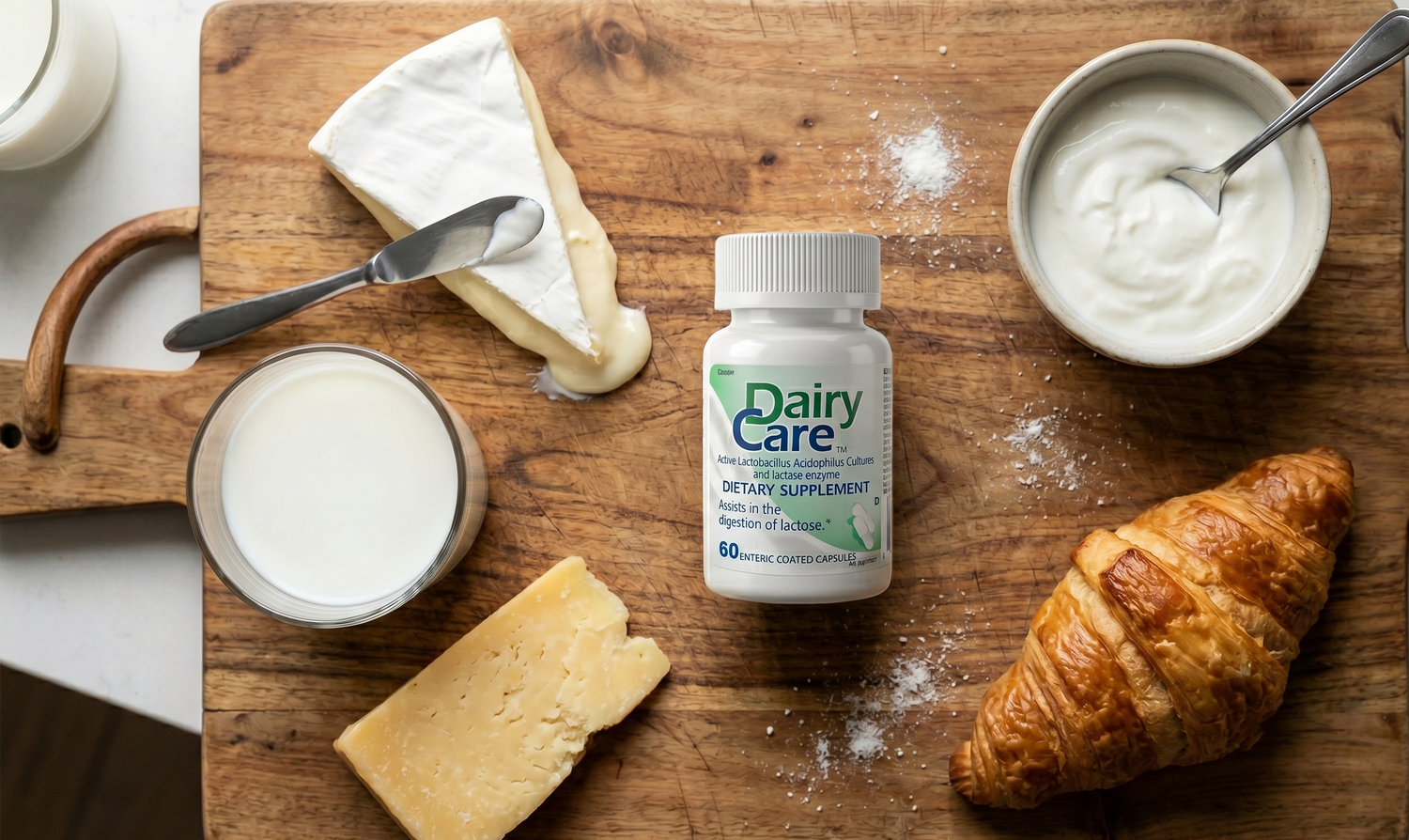 Stop planning your life around dairy. Eat what you love — no timing, no guessing, no holding back.